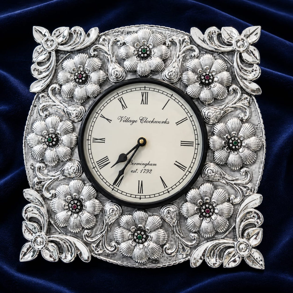 Flower Wall Clock