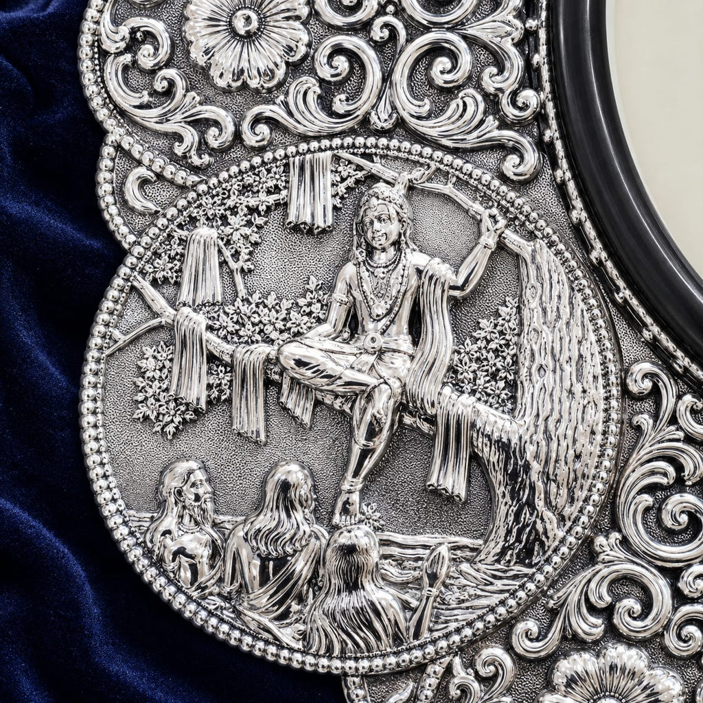 Radha Krishna Wall Clock