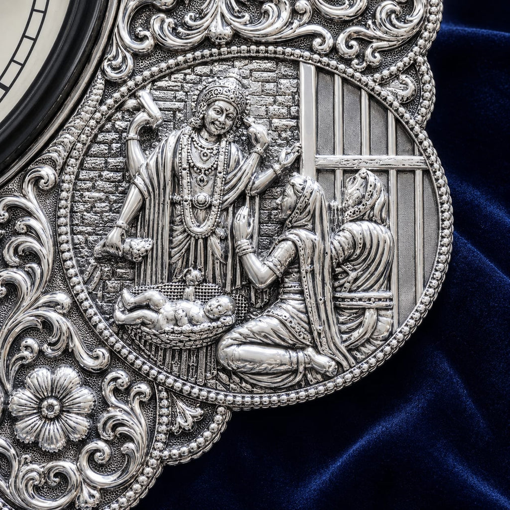 Radha Krishna Wall Clock