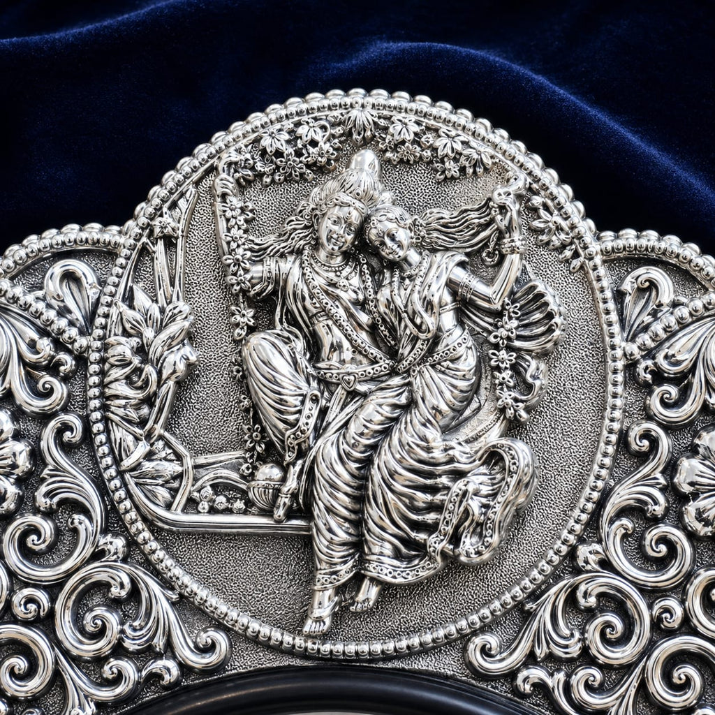 Radha Krishna Wall Clock