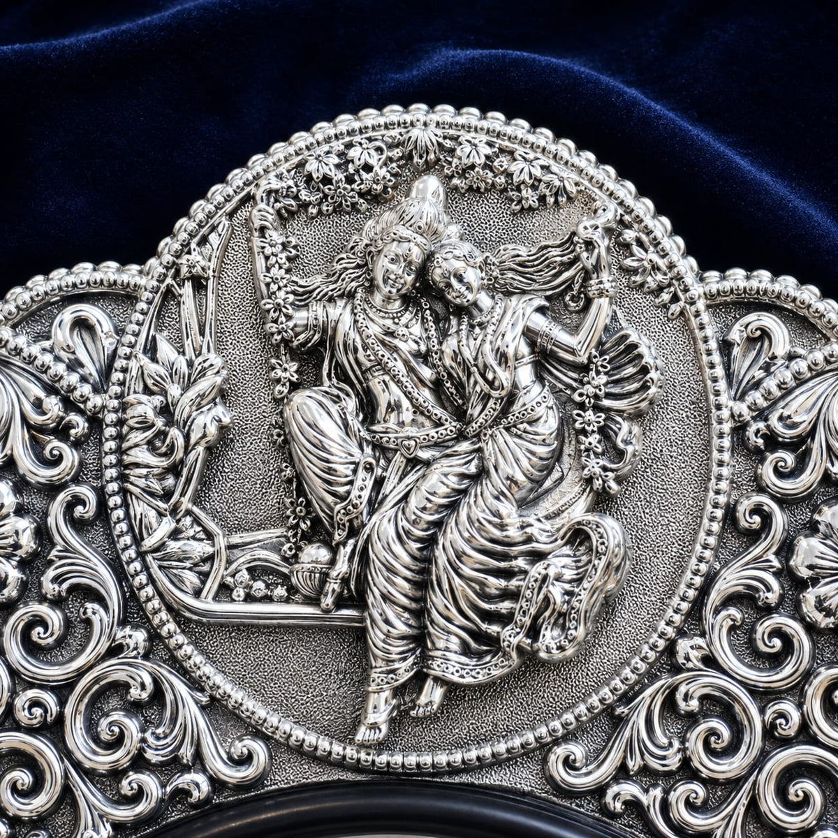 Radha Krishna Wall Clock