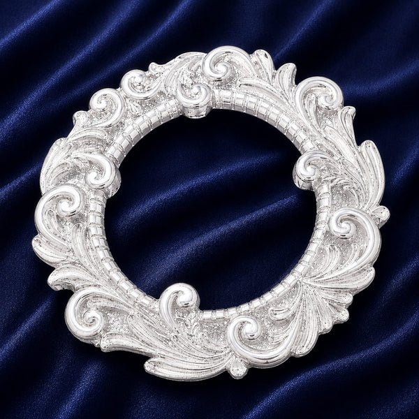 Round Glass Chowki