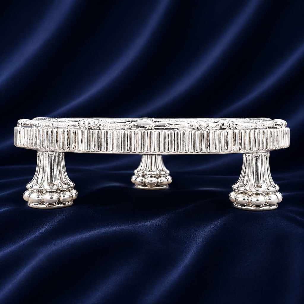 Round Glass Chowki