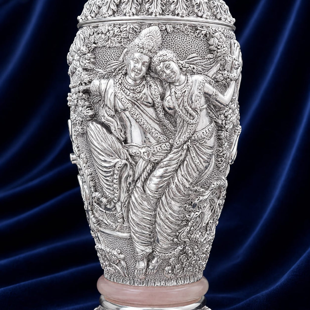 Radha Krishna vase