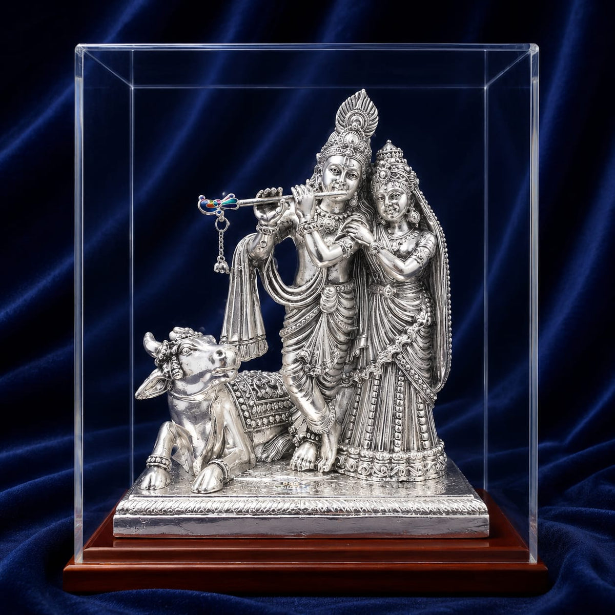 Radha Kishan Ji With Cow Cabinet Main image