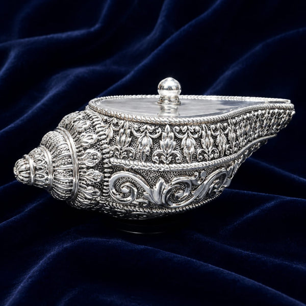 Silver Shankh Petite Box