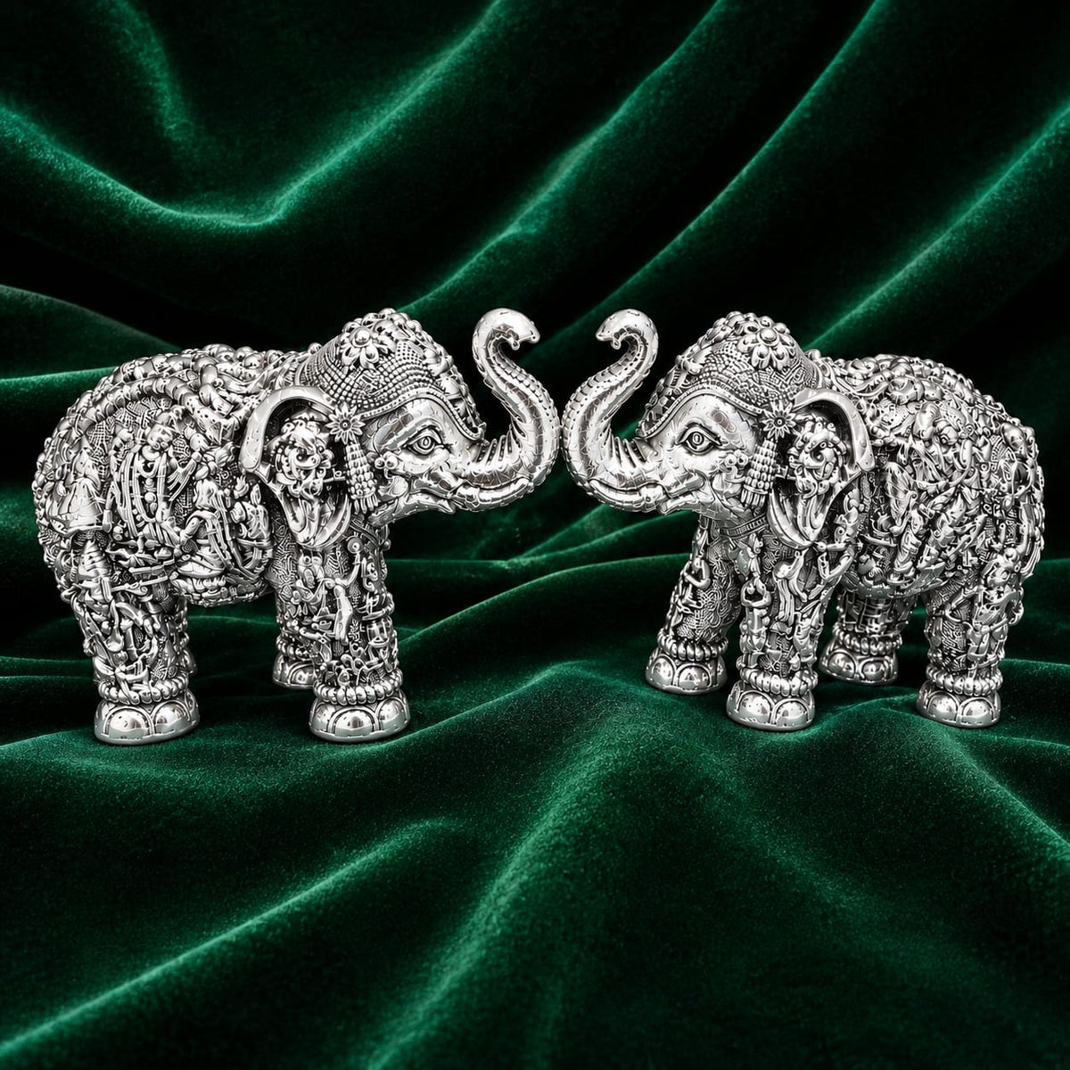 Shri Krishna Elephant Pair Main image