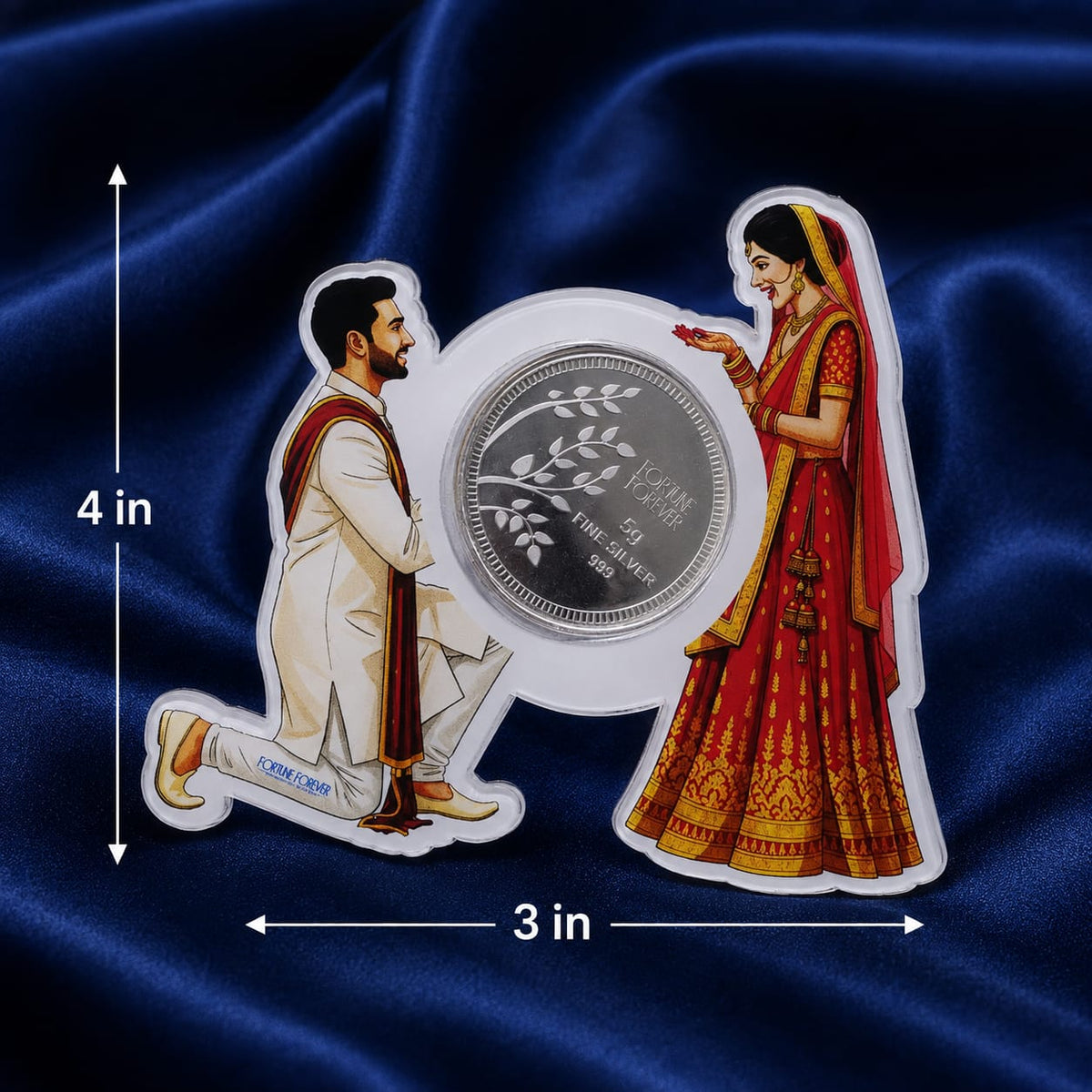 Silver Wedding Coin, 5gm