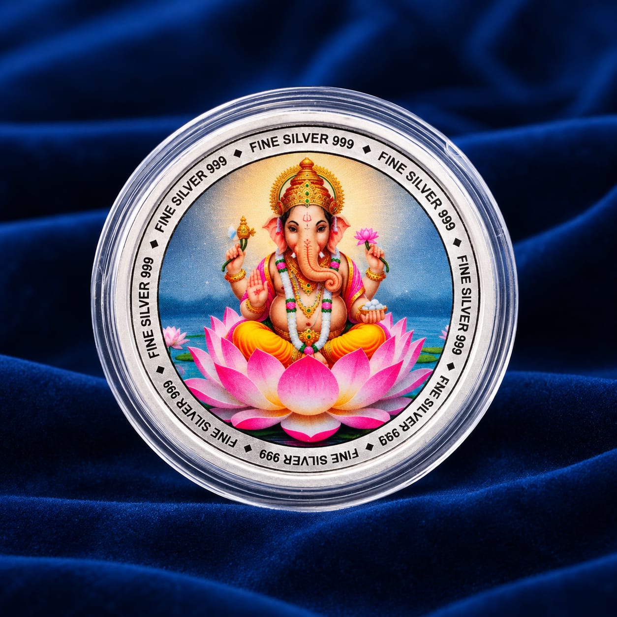 Shree Ganesh Silver Blessings Box Secondary image