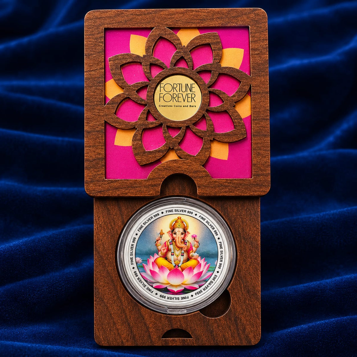 Shree Ganesh Silver Blessings Box Main image