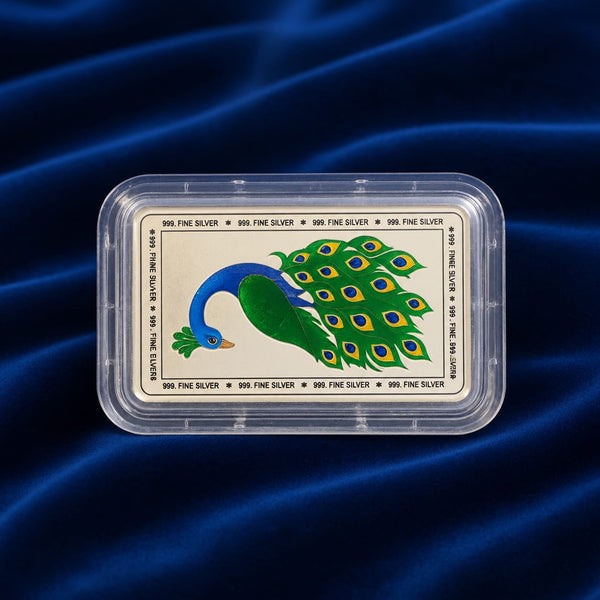Box Packaged Coins Gifting Peacock