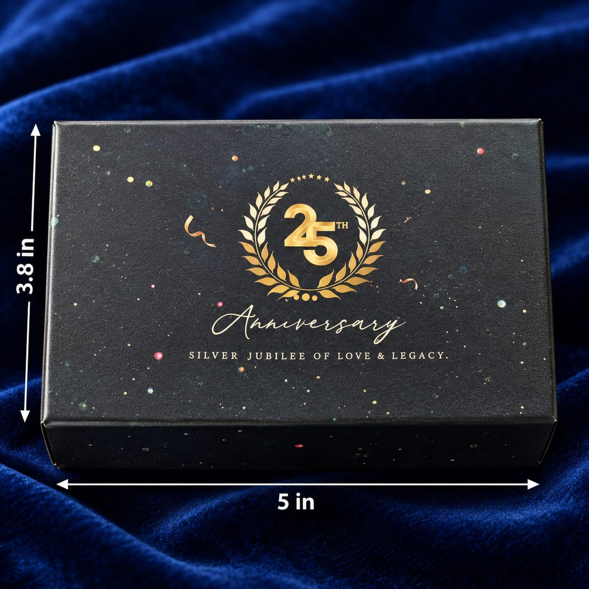 Box Packaged Coins Gifting 25th Anniversary