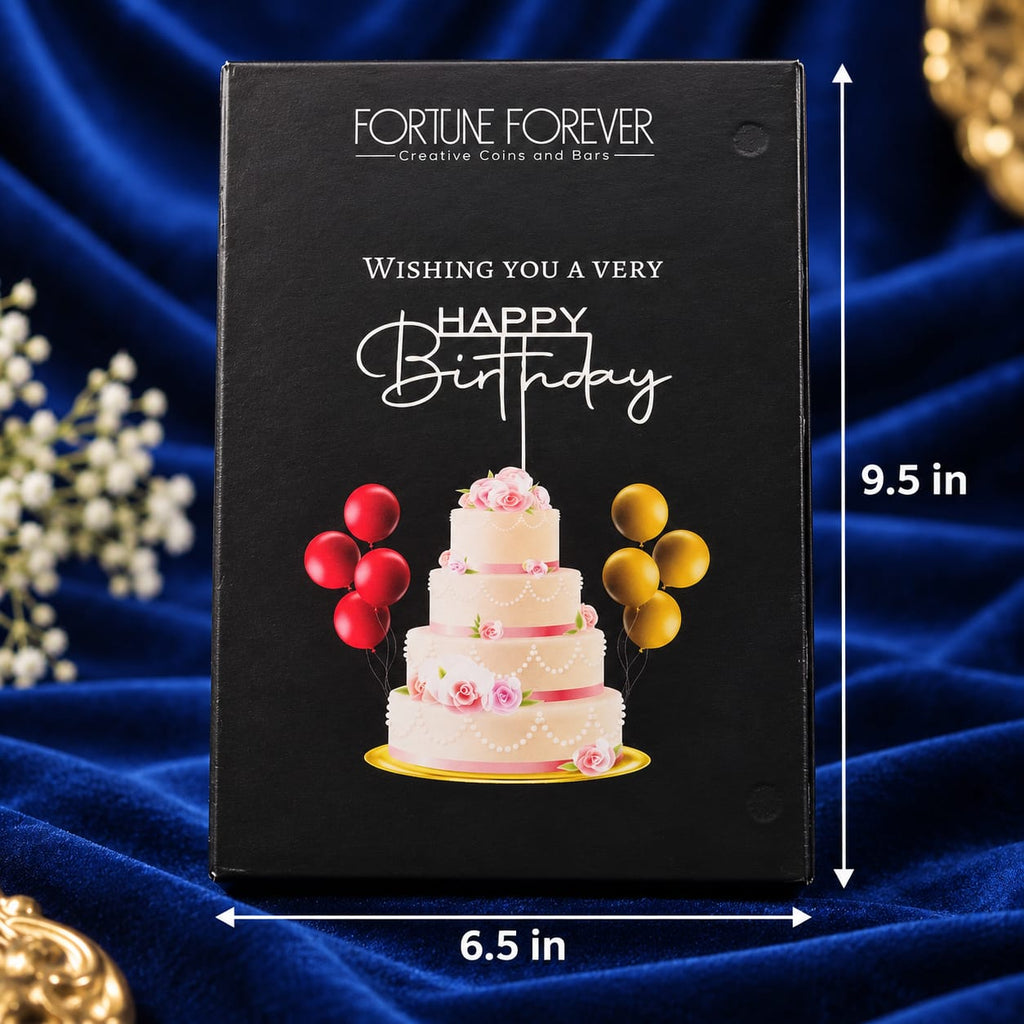 Happy Birthday Silver Coin Gift Set