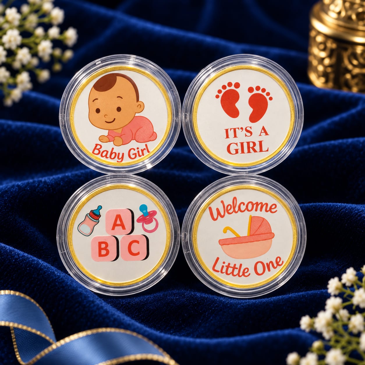 Little Angel Silver Coin Baby Gift Set Secondary image