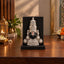Tirupati Balaji Silver Idol on Wooden Stand