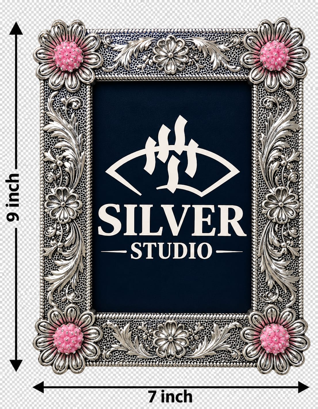 Daisy Corner Silver Frame
