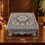 Floral Silver Chowki