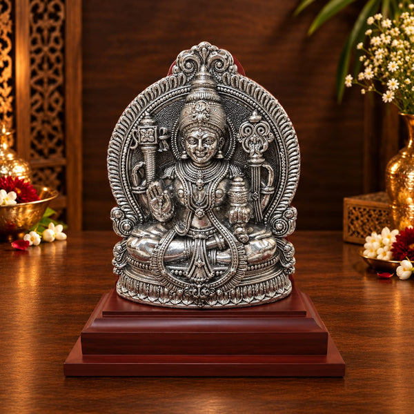 Lakshmi Ganesh Ji Silver Idol Pair