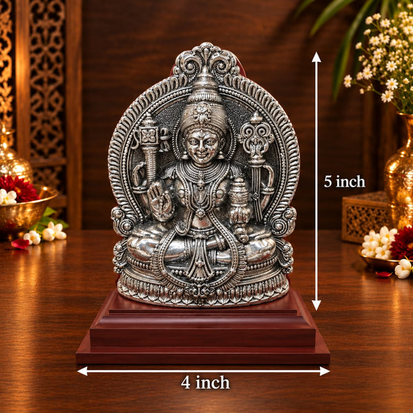 Lakshmi Ji Silver Idol