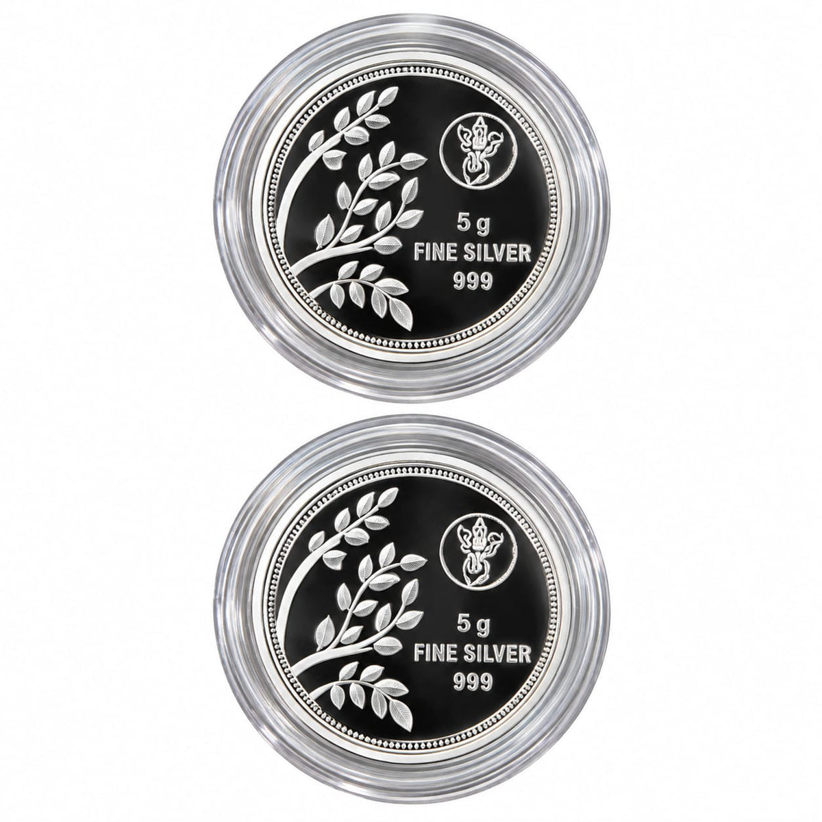 Diwali Silver Coin Gift Box, 10gm