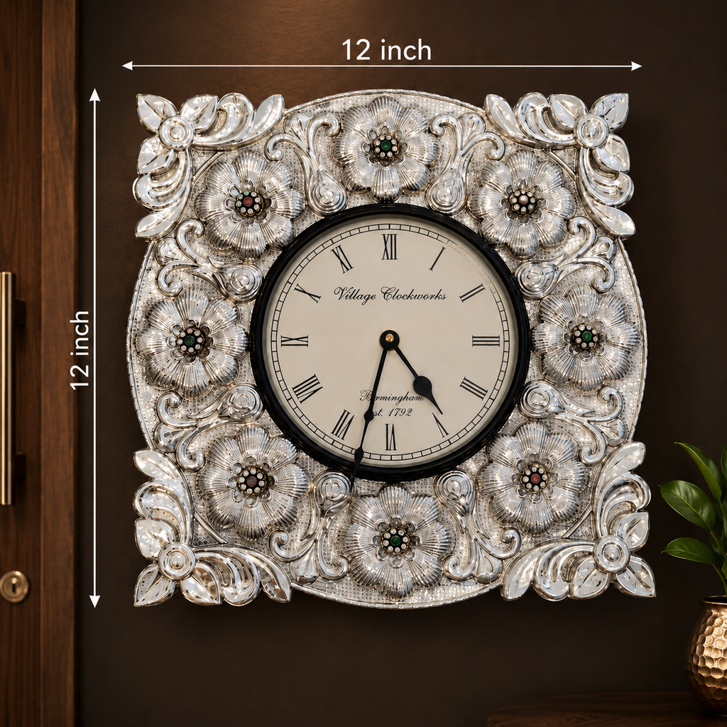 Flower Wall Clock