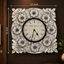 Old Flower Wall Clock