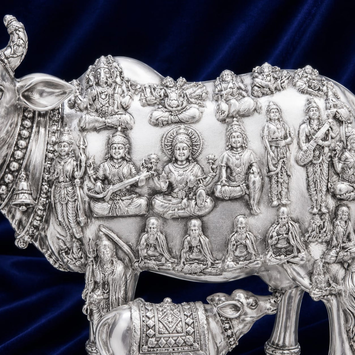 Small Cow With Divinity Cabinet