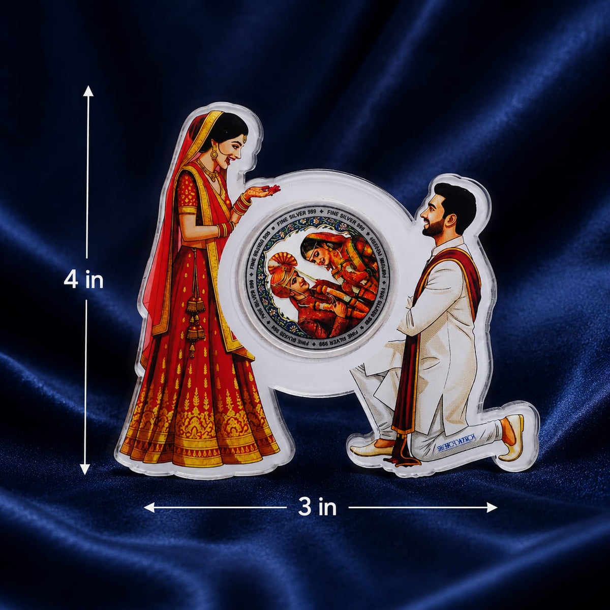 Silver Wedding Coin, 5gm Main image