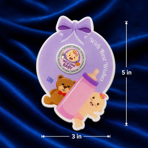 Welcome Baby Silver Coin, 5gm