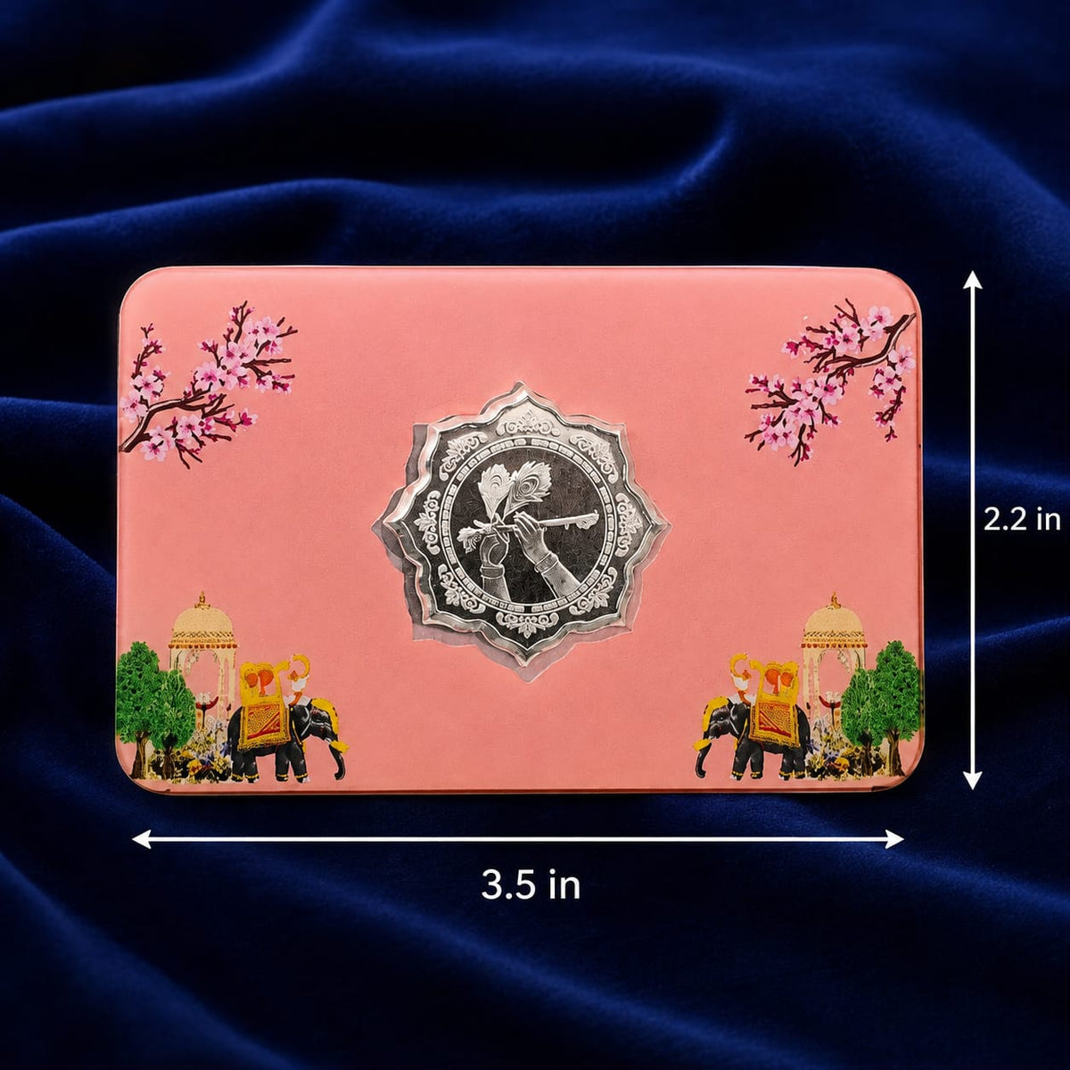 Divine Radha Krishan Silver Coin, 3g