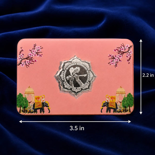 Divine Radha Krishan Silver Coin, 3g