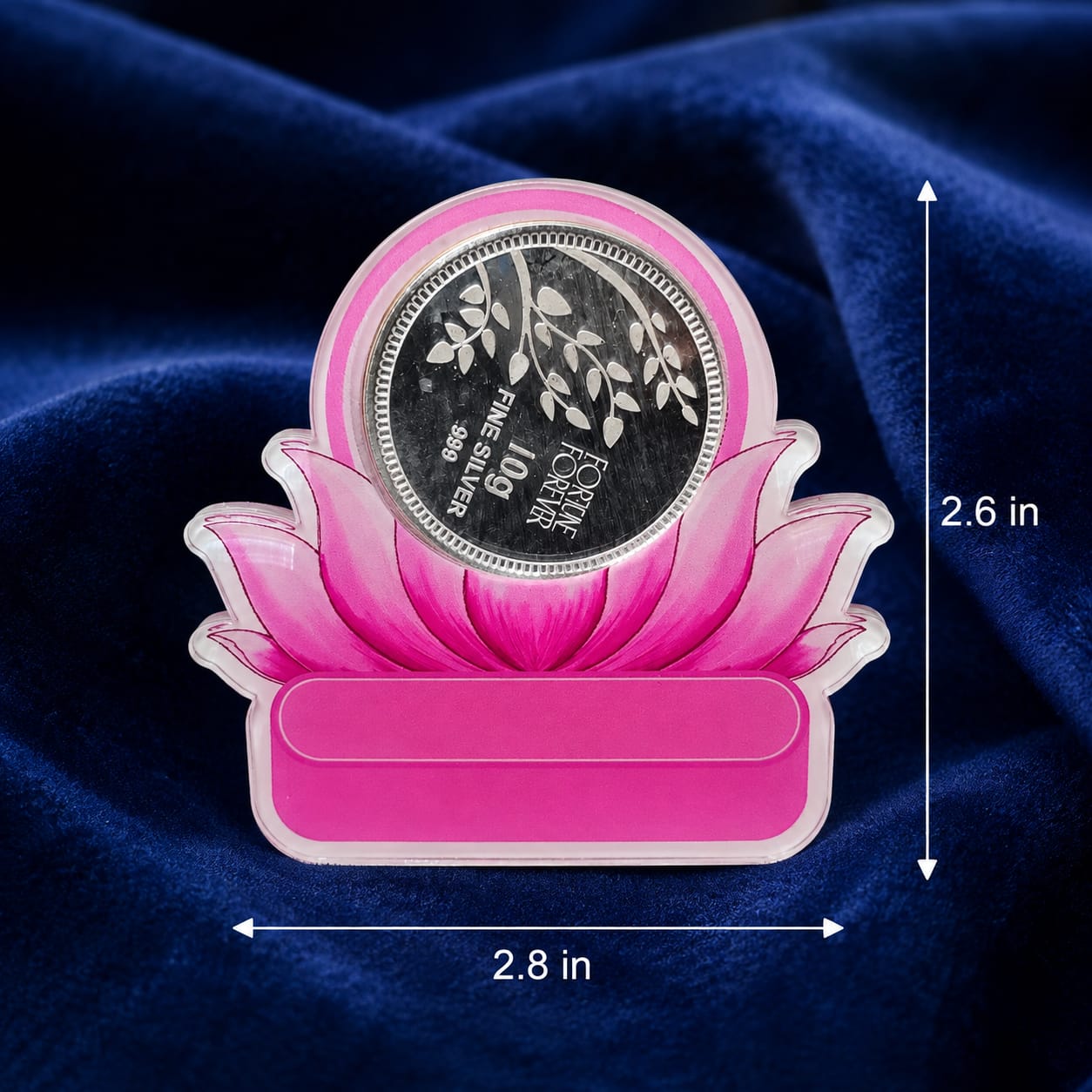 Lakshmi-Ganesh Ji Silver Coin, 10gm Secondary image