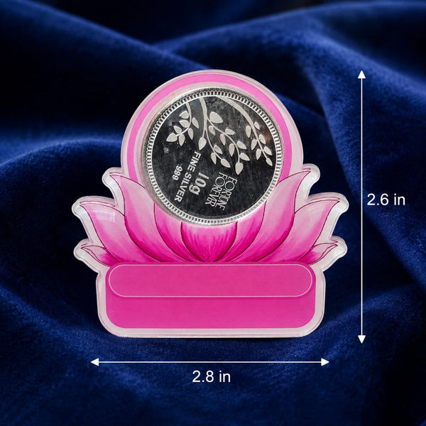 Lakshmi-Ganesh Ji Silver Coin, 10gm
