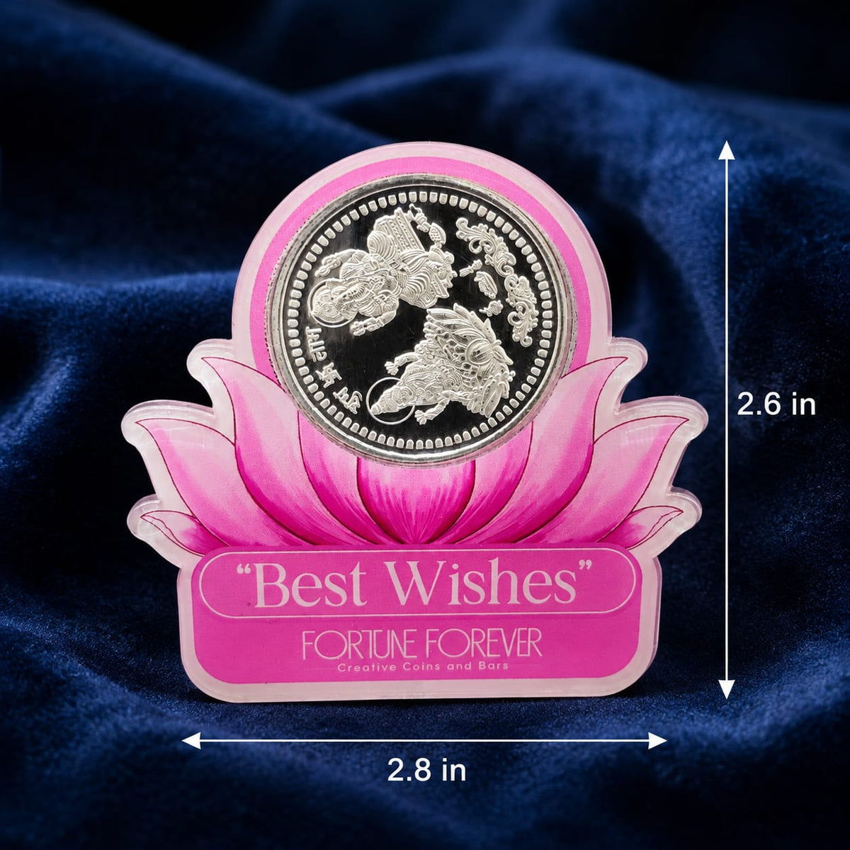 Lakshmi-Ganesh Ji Silver Coin, 10gm