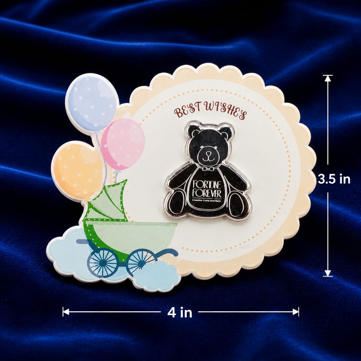 Welcome Little Teddy Silver Coin, 10gm Secondary image