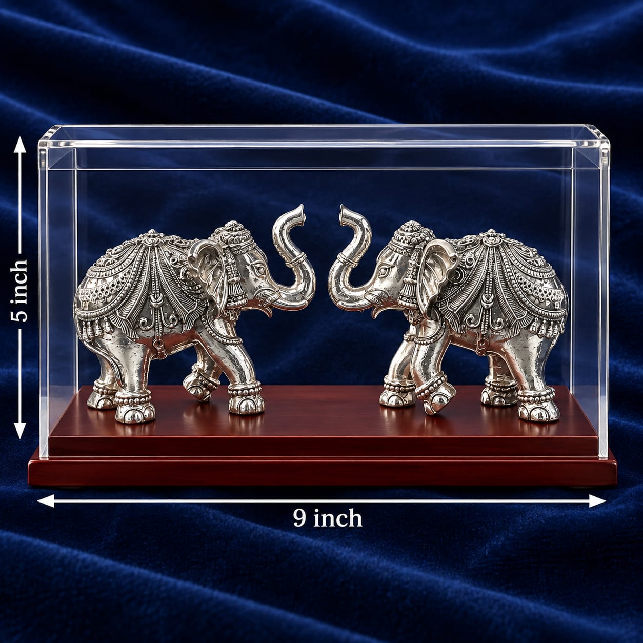 Royal Elephant Pair Cabinet Secondary image