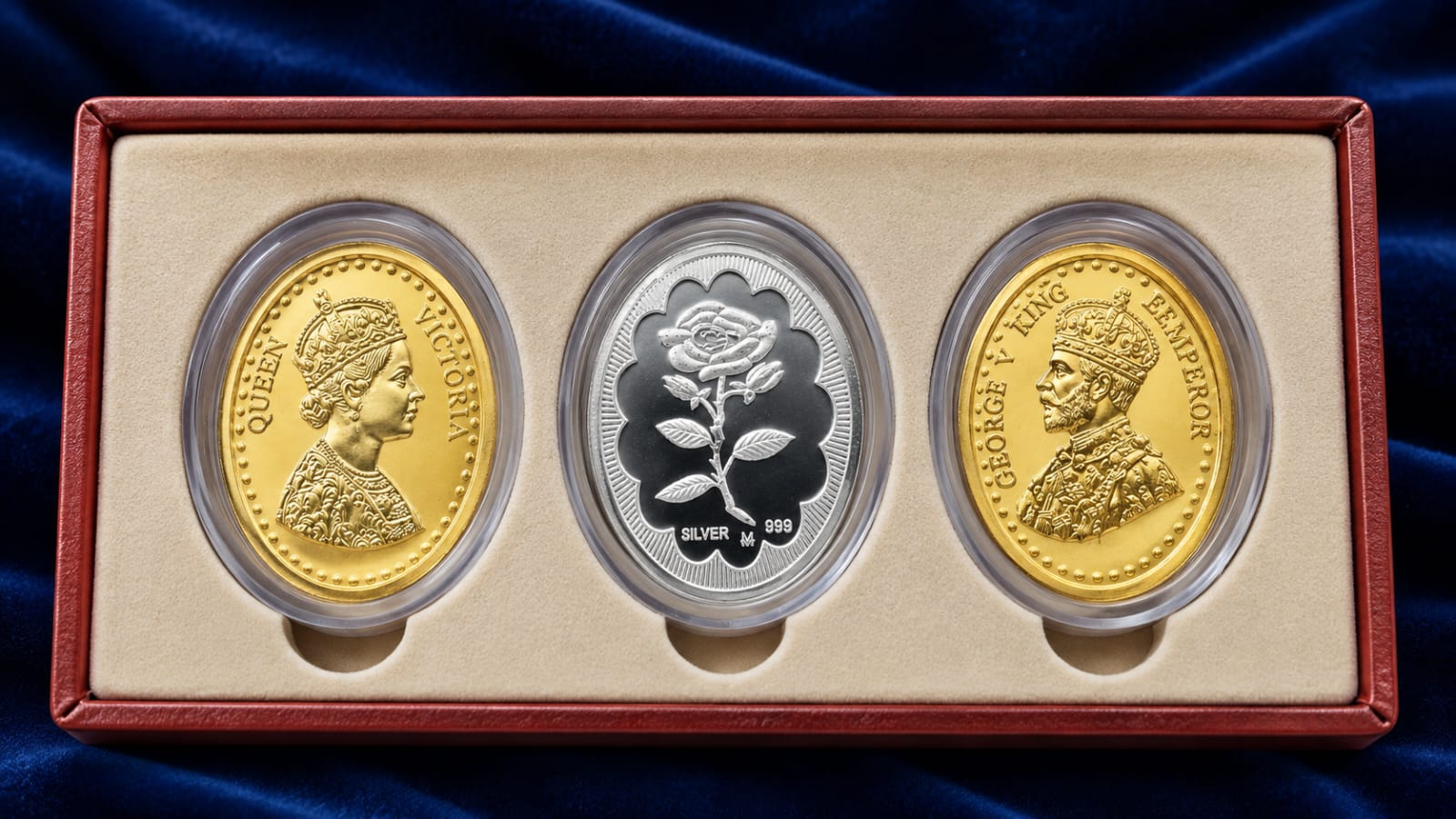 Royal Wedding Coin Box, Pack of 3 Coins, 9gm Secondary image